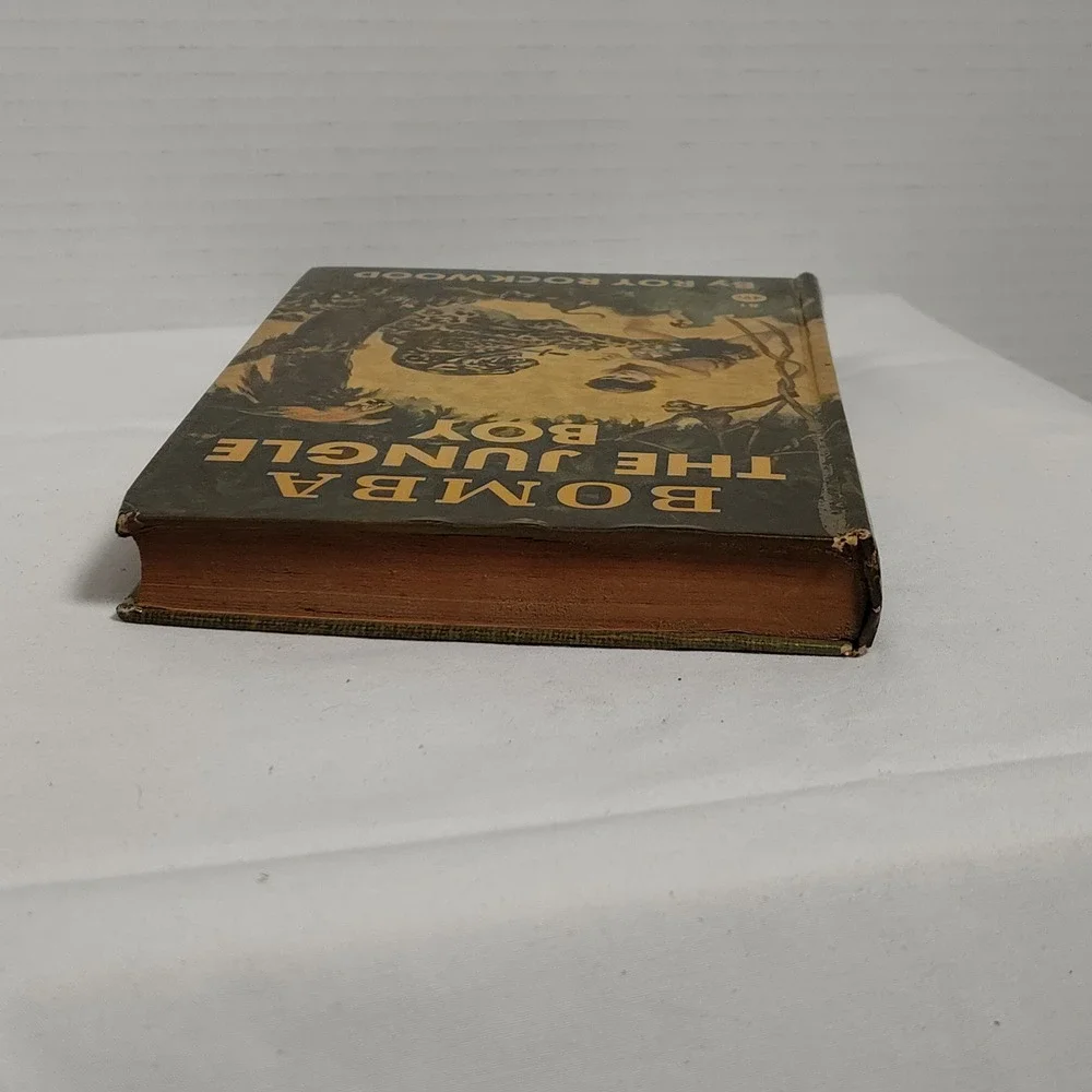 Bomba the Jungle Boy Book‎ Roy Rockwood Clover Books Vintage Adventure